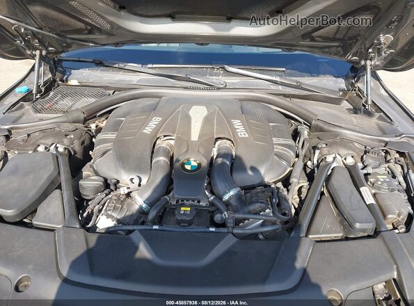 WBA7F0C5XGGL99700 2016 BMW 7 SERIES Gray Вид ззаду