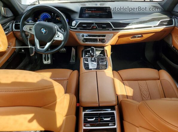 WBA7F2C38HG422807 2017 BMW 7 SERIES Silver წინა პანელის ხედი
