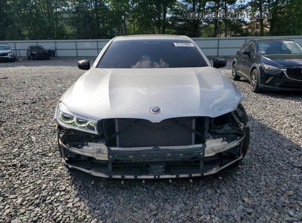 WBA7F2C38HG422807 2017 BMW 7 SERIES Silver წინა ხედი