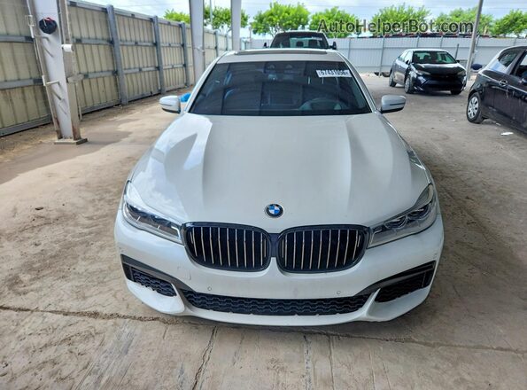 WBA7F2C50KB240444 2019 BMW 7 SERIES White წინა ხედი