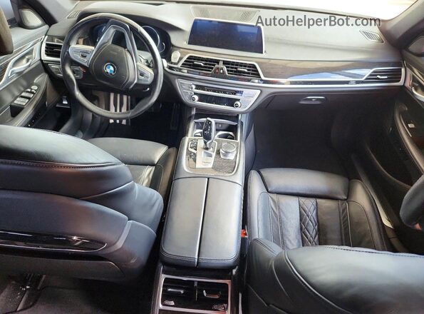 WBA7F2C50KB240444 2019 BMW 7 SERIES White წინა პანელის ხედი
