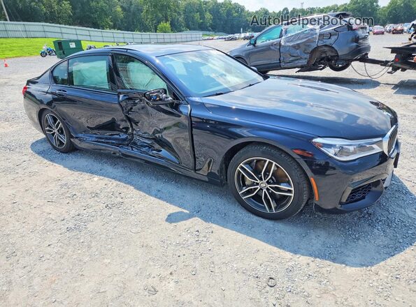 WBA7F2C51HG422553 2017 BMW 7 SERIES Blue Առջևի աջ