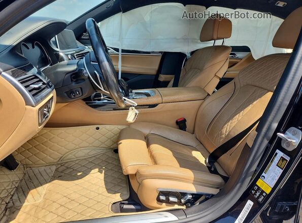 WBA7F2C51HG422553 2017 BMW 7 SERIES Blue Սալոնի դիմացի տեսք