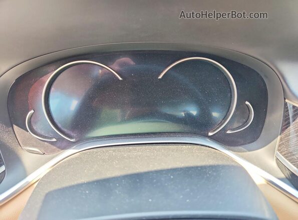 WBA7F2C51HG422553 2017 BMW 7 SERIES Blue Սարքավորումների վահանակի տեսք