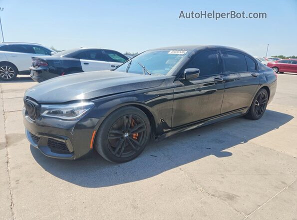 WBA7F2C51KB239416 2019 BMW 7 SERIES Black Trasero derecho