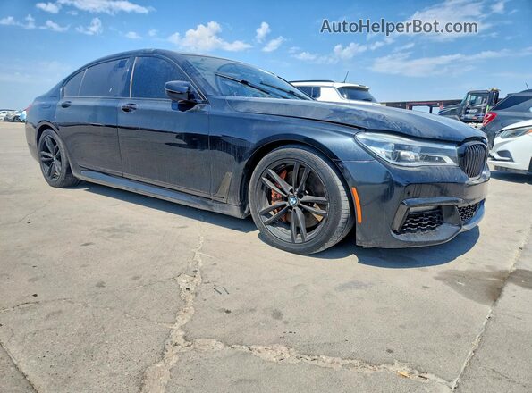 WBA7F2C51KB239416 2019 BMW 7 SERIES Black Vista del salpicadero