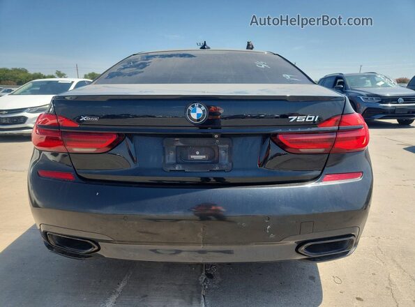 WBA7F2C51KB239416 2019 BMW 7 SERIES Black Vista de la etiqueta del VIN