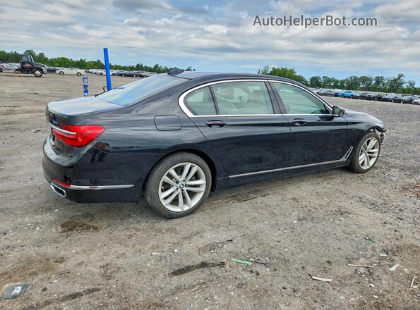 WBA7F2C52GG419109 2016 BMW 7 SERIES Black Задня права чверть