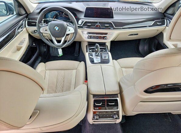 WBA7F2C52GG419109 2016 BMW 7 SERIES Black Вид панелі приладів