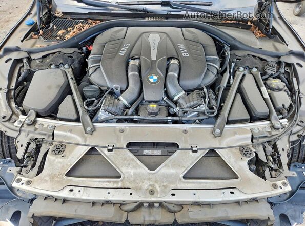 WBA7F2C52GG419109 2016 BMW 7 SERIES Black Вид задньої частини салону