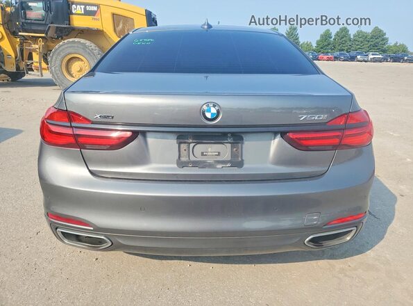 WBA7F2C52GG419305 2016 BMW 7 SERIES Gray Vista trasera