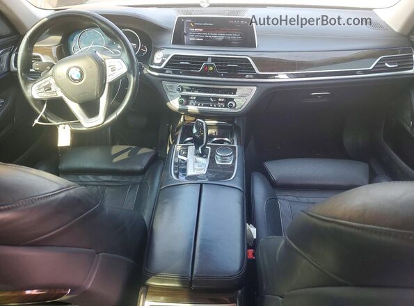 WBA7F2C52GG419305 2016 BMW 7 SERIES Gray Vista del salpicadero