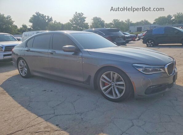 WBA7F2C52GG419305 2016 BMW 7 SERIES Gray Delantero derecho