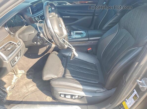 WBA7F2C52GG419305 2016 BMW 7 SERIES Gray Vista interior delantera