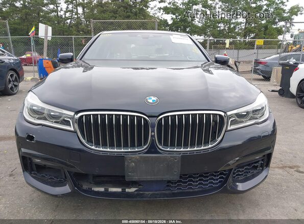 WBA7F2C53GG417191 2016 BMW 7 SERIES Black Вид спереду