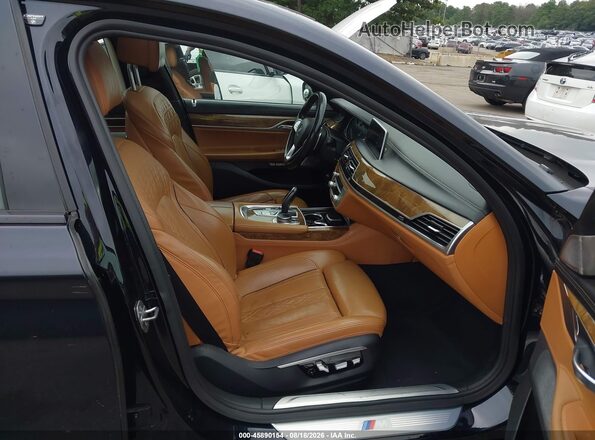 WBA7F2C53GG417191 2016 BMW 7 SERIES Black Вид салону спереду