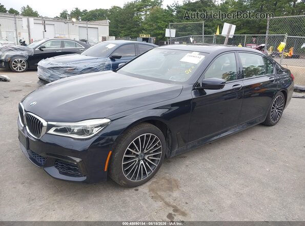 WBA7F2C53GG417191 2016 BMW 7 SERIES Black Передня ліва чверть