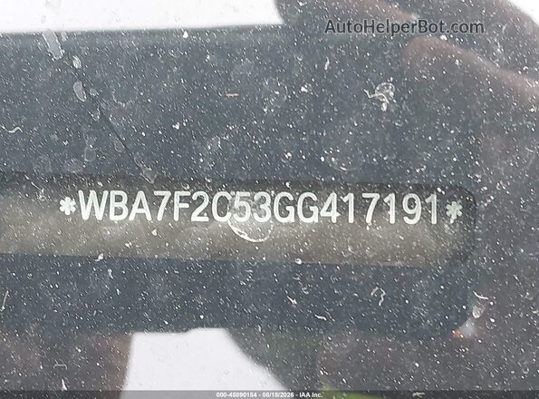 WBA7F2C53GG417191 2016 BMW 7 SERIES Black 