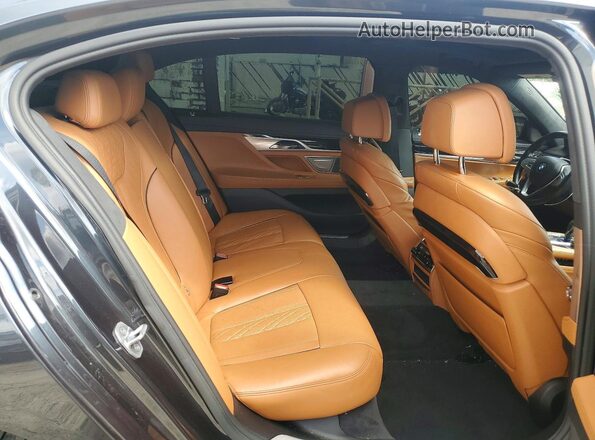 WBA7F2C53GG420186 2016 BMW 7 SERIES Charcoal Вид задніх сидінь