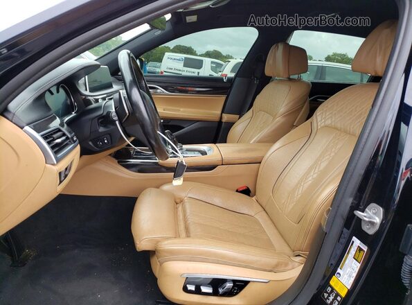 WBA7F2C54GG415837 2016 BMW 7 SERIES Blue Front interior view