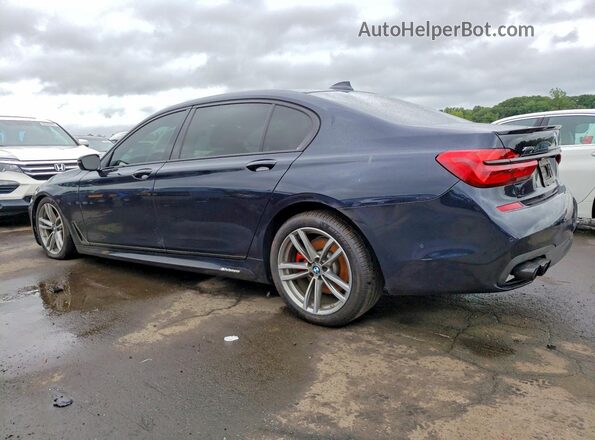 WBA7F2C54GG415837 2016 BMW 7 SERIES Blue Rear left