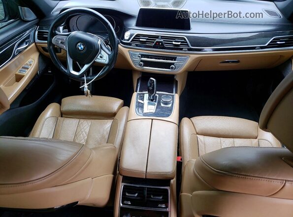 WBA7F2C54GG415837 2016 BMW 7 SERIES Blue Dashboard view