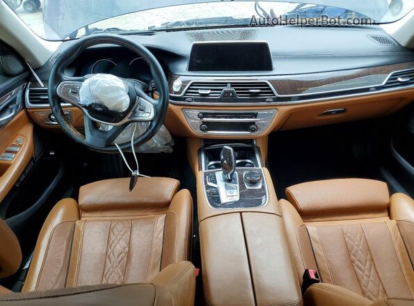 WBA7F2C54JG424075 2018 BMW 7 SERIES Black Vista del salpicadero