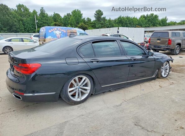 WBA7F2C54JG424075 2018 BMW 7 SERIES Black Trasero derecho