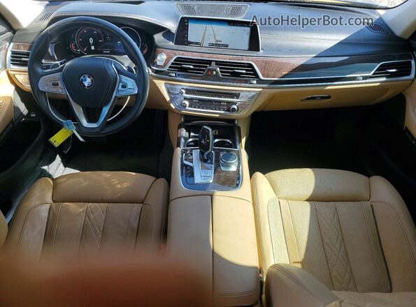 WBA7F2C55GG415698 2016 BMW 7 SERIES Black Вид панелі приладів
