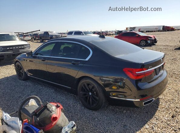 WBA7F2C55GG415698 2016 BMW 7 SERIES Black Задня ліва чверть