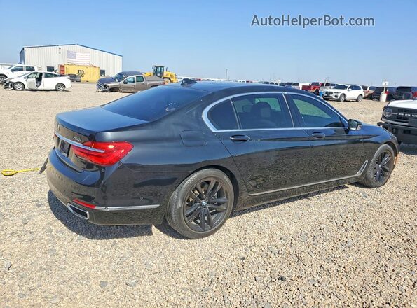 WBA7F2C55GG415698 2016 BMW 7 SERIES Black Задня права чверть