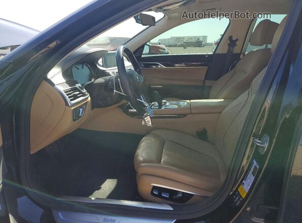 WBA7F2C55GG415698 2016 BMW 7 SERIES Black Вид салону спереду