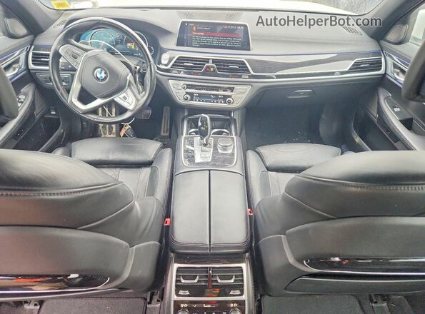 WBA7F2C55KB240004 2019 BMW 7 SERIES White Առջևի վահանակի տեսք