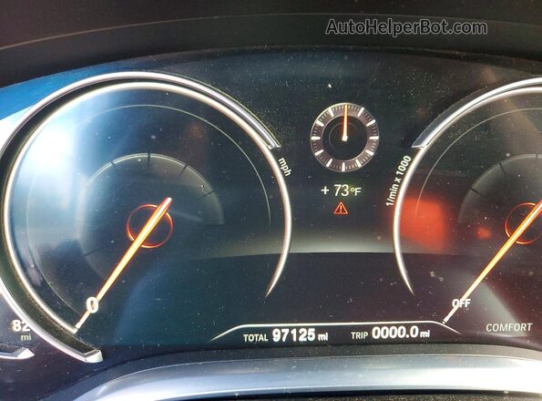 WBA7F2C56GG416813 2016 BMW 7 SERIES Silver Вид щитка приладів
