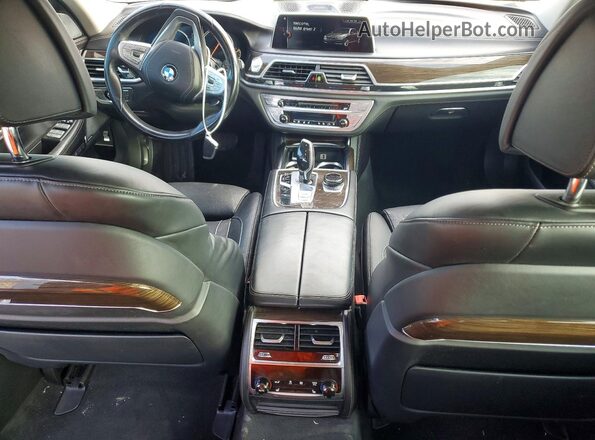 WBA7F2C56GG416813 2016 BMW 7 SERIES Silver Вид панелі приладів