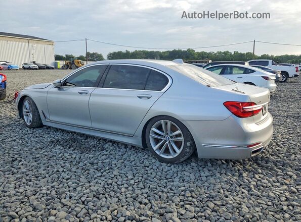 WBA7F2C56GG416813 2016 BMW 7 SERIES Silver Задня ліва чверть