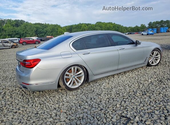 WBA7F2C56GG416813 2016 BMW 7 SERIES Silver Задня права чверть