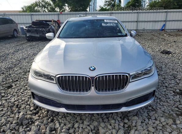 WBA7F2C56GG416813 2016 BMW 7 SERIES Silver Вид спереду