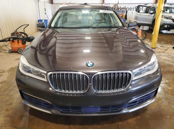WBA7F2C56GG416875 2016 BMW 7 SERIES Brown Вид спереду