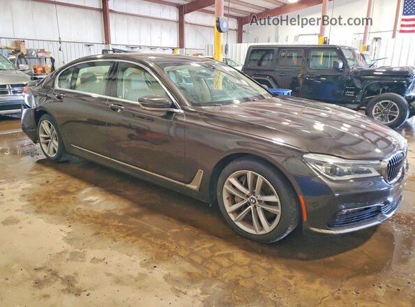 WBA7F2C56GG416875 2016 BMW 7 SERIES Brown Передня права чверть
