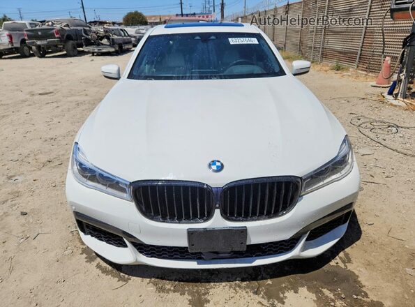 WBA7F2C57GG417114 2016 BMW 7 SERIES White Вид спереду