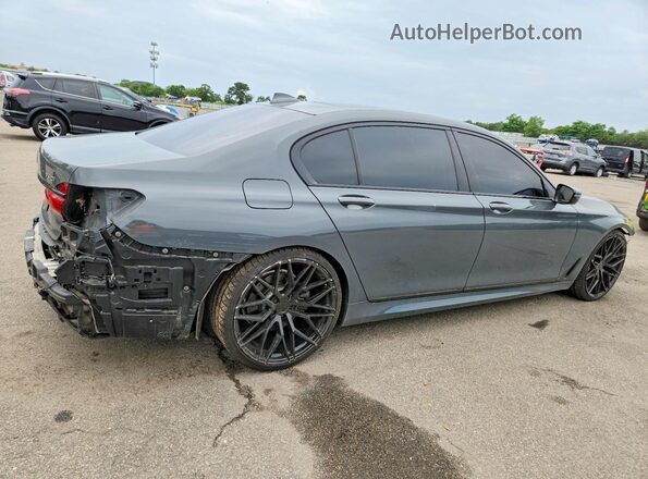 WBA7F2C58JB238911 2018 BMW 7 SERIES Серый Задняя правая четверть
