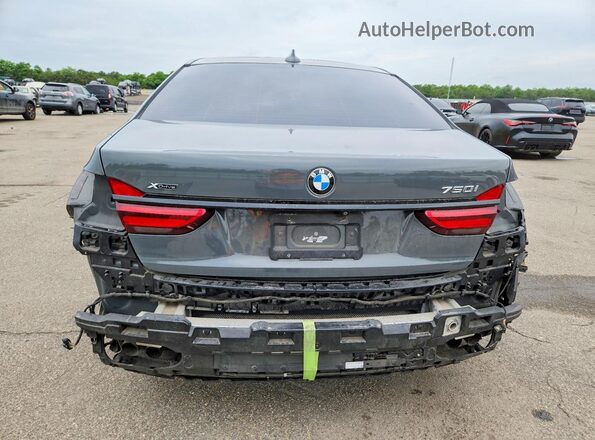 WBA7F2C58JB238911 2018 BMW 7 SERIES Серый Вид сзади