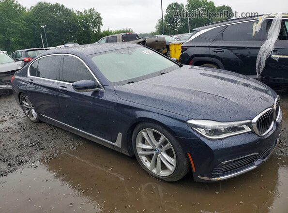 WBA7F2C58JG423821 2018 BMW 7 SERIES Blue Front right