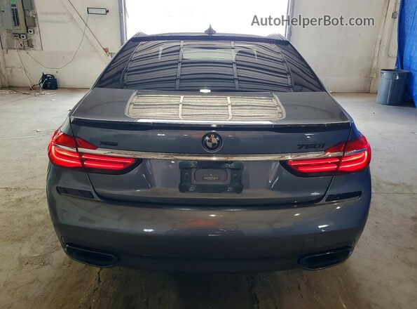 WBA7F2C59GG416790 2016 BMW 7 SERIES Черный Вид сзади