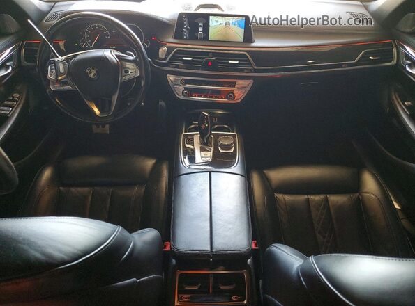 WBA7F2C59GG416790 2016 BMW 7 SERIES Черный Вид панели приборов