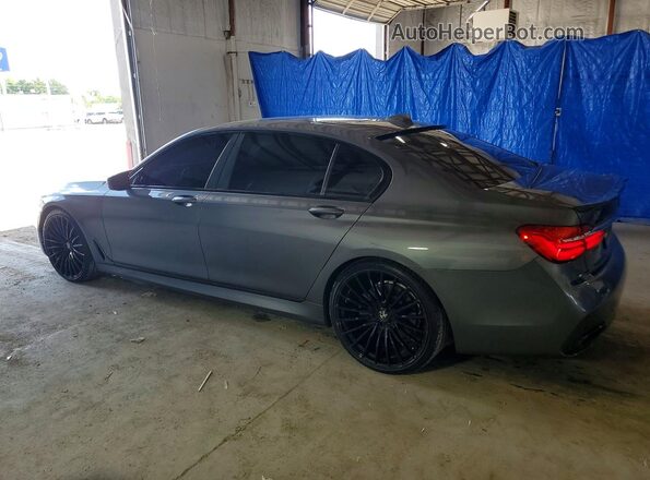WBA7F2C59GG416790 2016 BMW 7 SERIES Черный Задняя левая четверть