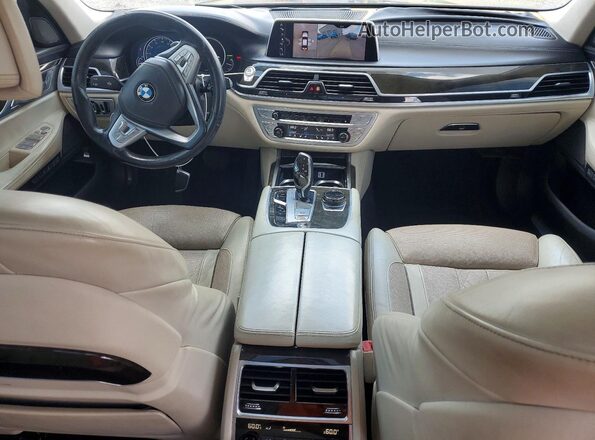 WBA7F2C59GG420175 2016 BMW 7 SERIES Gray Dashboard view