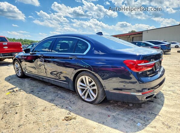 WBA7F2C59HG422087 2017 BMW 7 SERIES Blue უკანა მარცხენა
