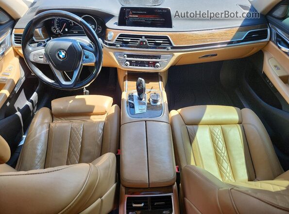 WBA7F2C59HG422087 2017 BMW 7 SERIES Blue წინა პანელის ხედი